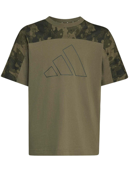 Adidas b. tee camo t-shirt da bambino/a oliva