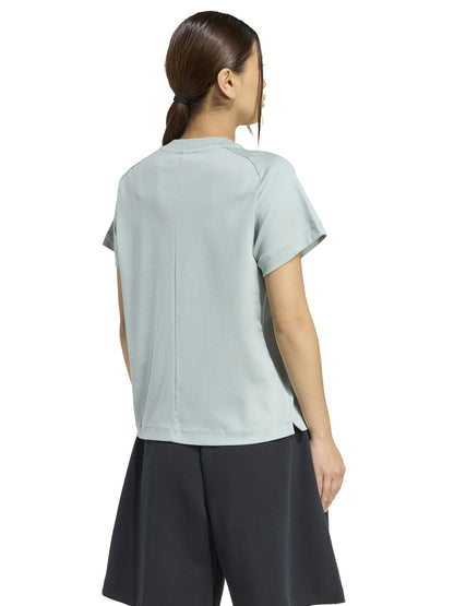 T-SHIRT VERDE ADIDAS SOFT LUX DA DONNA