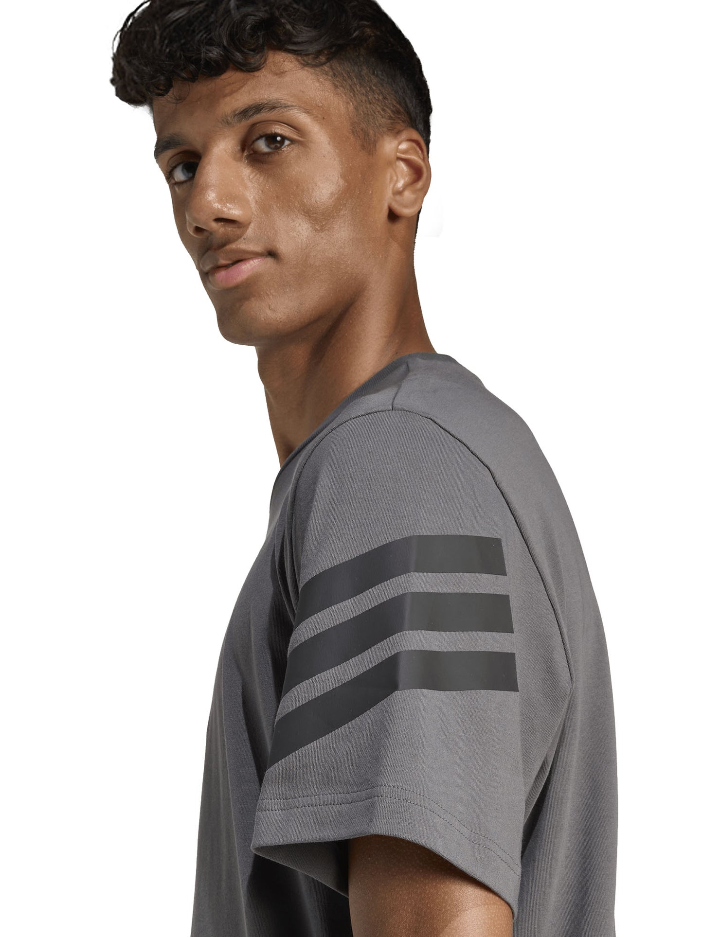 T-SHIRT GRIGIA ADIDAS FUTURE ICONS DA UOMO