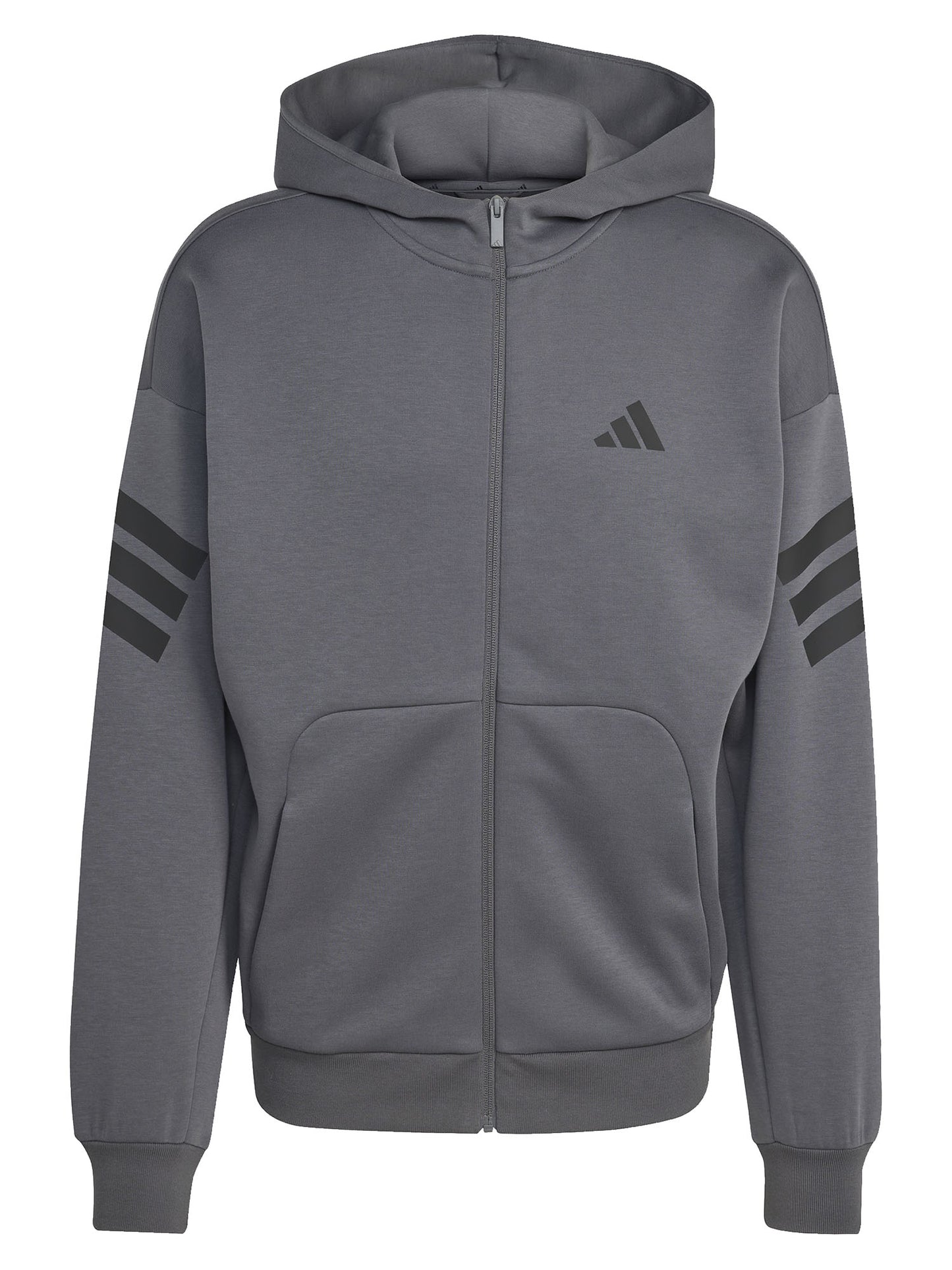 FELPA ANTRACITE ADIDAS FUTURE ICONS 3STRIPES DA UOMO