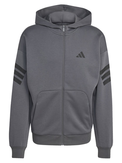 FELPA ANTRACITE ADIDAS FUTURE ICONS 3STRIPES DA UOMO