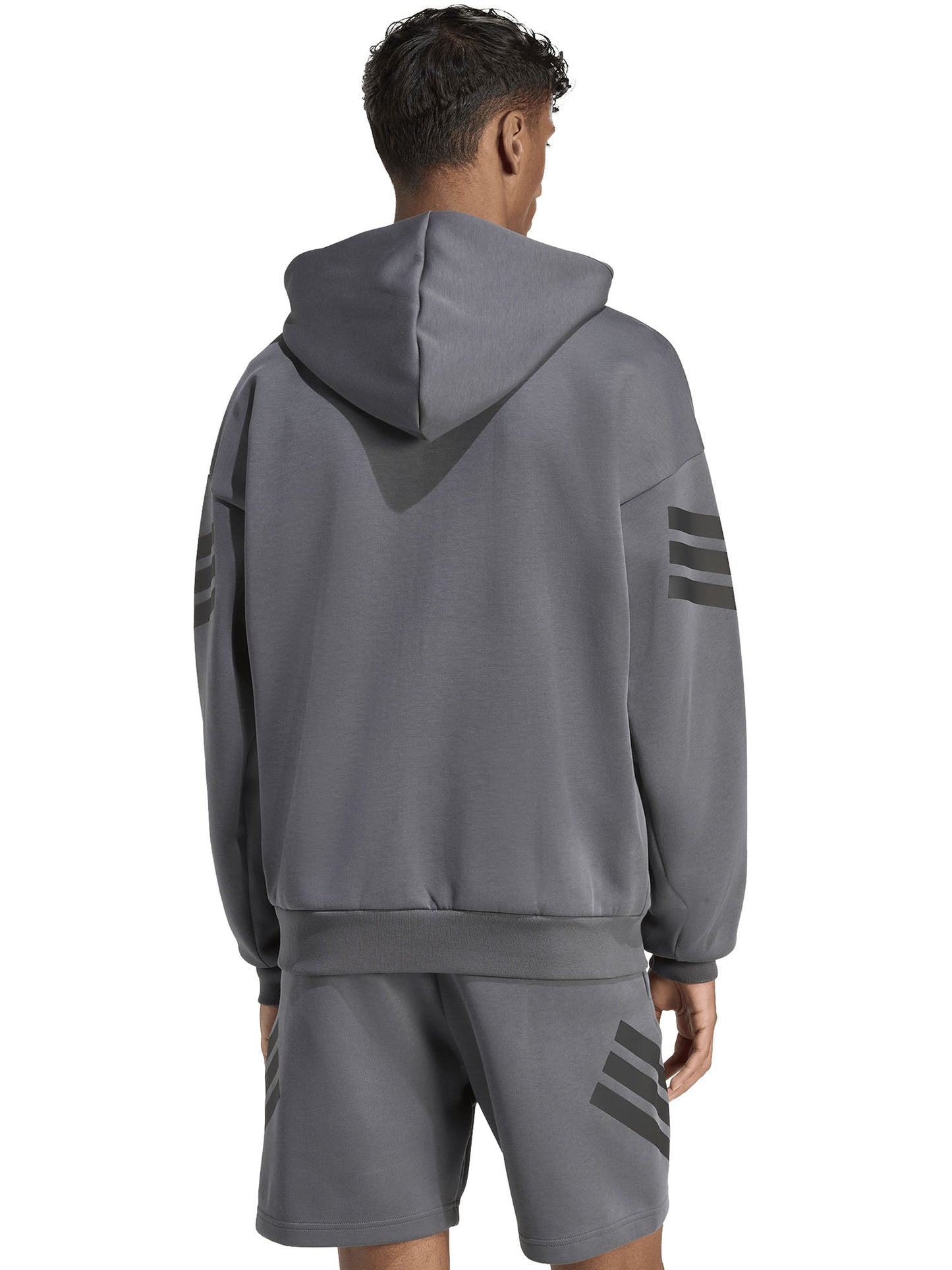 FELPA ANTRACITE ADIDAS FUTURE ICONS 3STRIPES DA UOMO