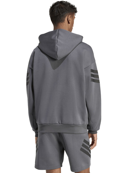 FELPA ANTRACITE ADIDAS FUTURE ICONS 3STRIPES DA UOMO