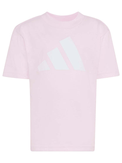 Adidas KD6001 Pink, t-shirt a maniche lunghe unisex bambino rosa