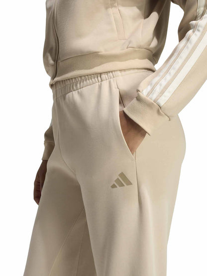 Pantaloni sportivi beige Adidas Future Icons 3-Stripes da donna