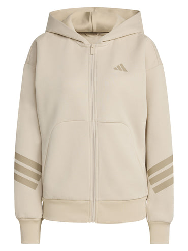 FELPA BEIGE ADIDAS FUTURE ICONS 3STRIPES DA DONNA