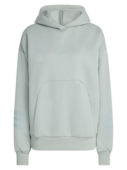 Felpa con cappuccio Future Icons Adidas da donna verde