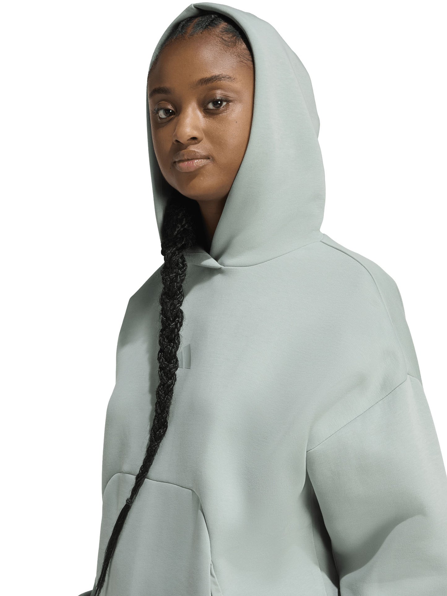 Felpa con cappuccio Future Icons Adidas da donna verde