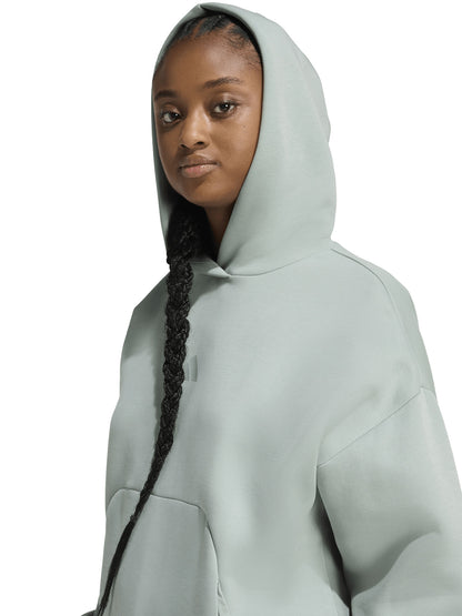 Felpa con cappuccio Future Icons Adidas da donna verde