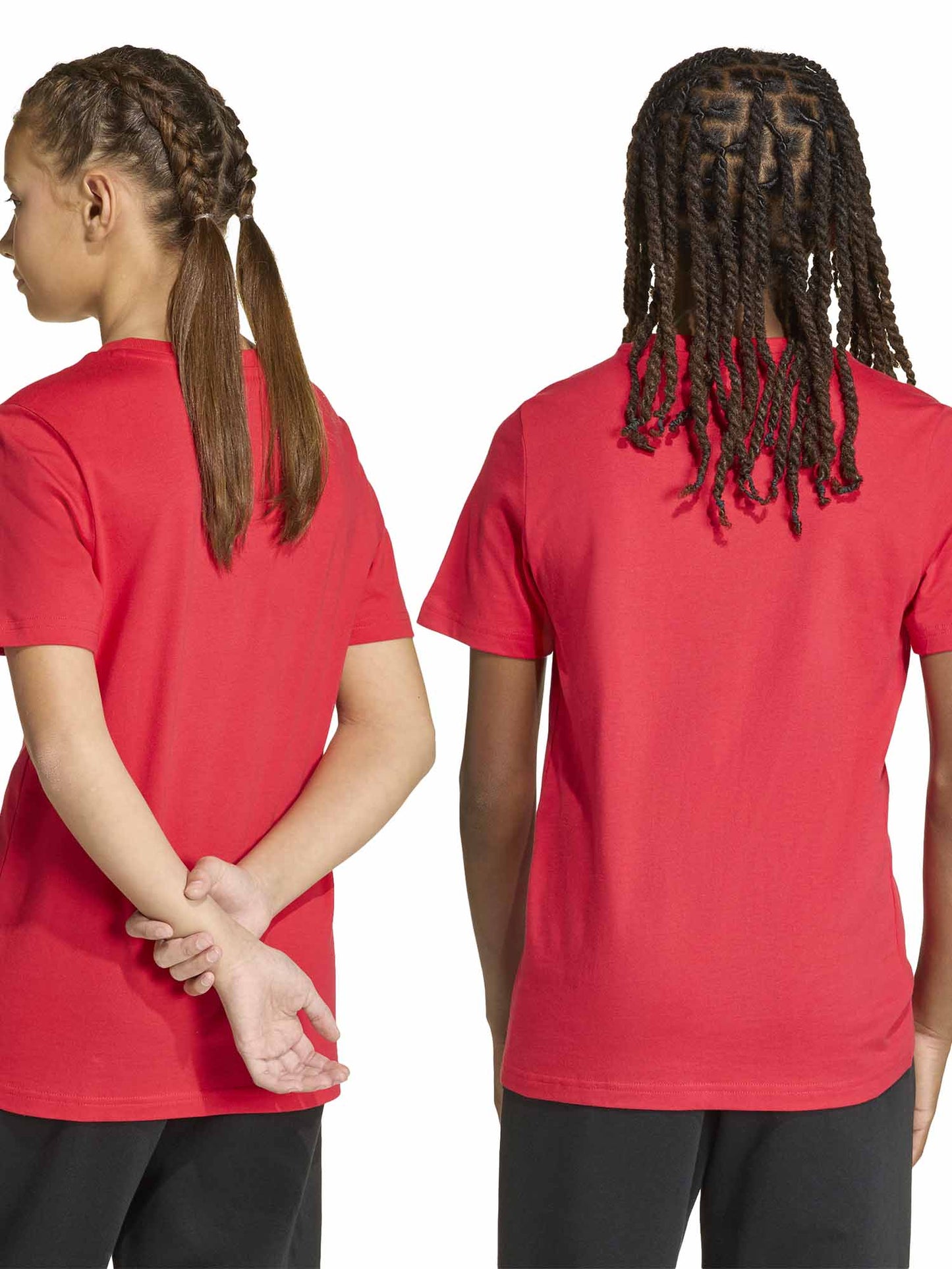 T-shirt Collegiate Graphic Adidas per bambina rossa
