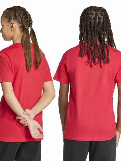 T-shirt Collegiate Graphic Adidas per bambina rossa