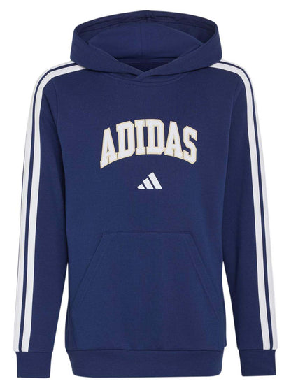 Adidas Codes Collegiate Graphic Hoodie, felpa Unisex bambino blu