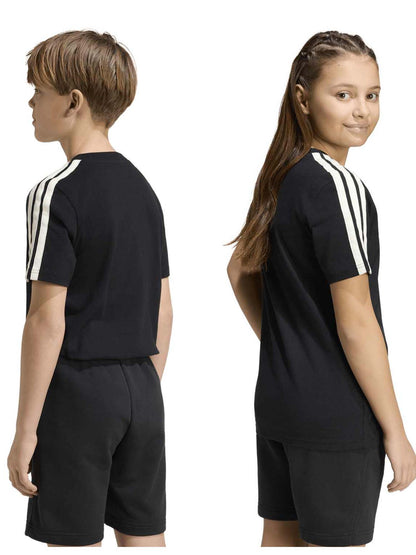 Adidas Collegiate Graphic, t-shirt a maniche lunghe Unisex bambino nero