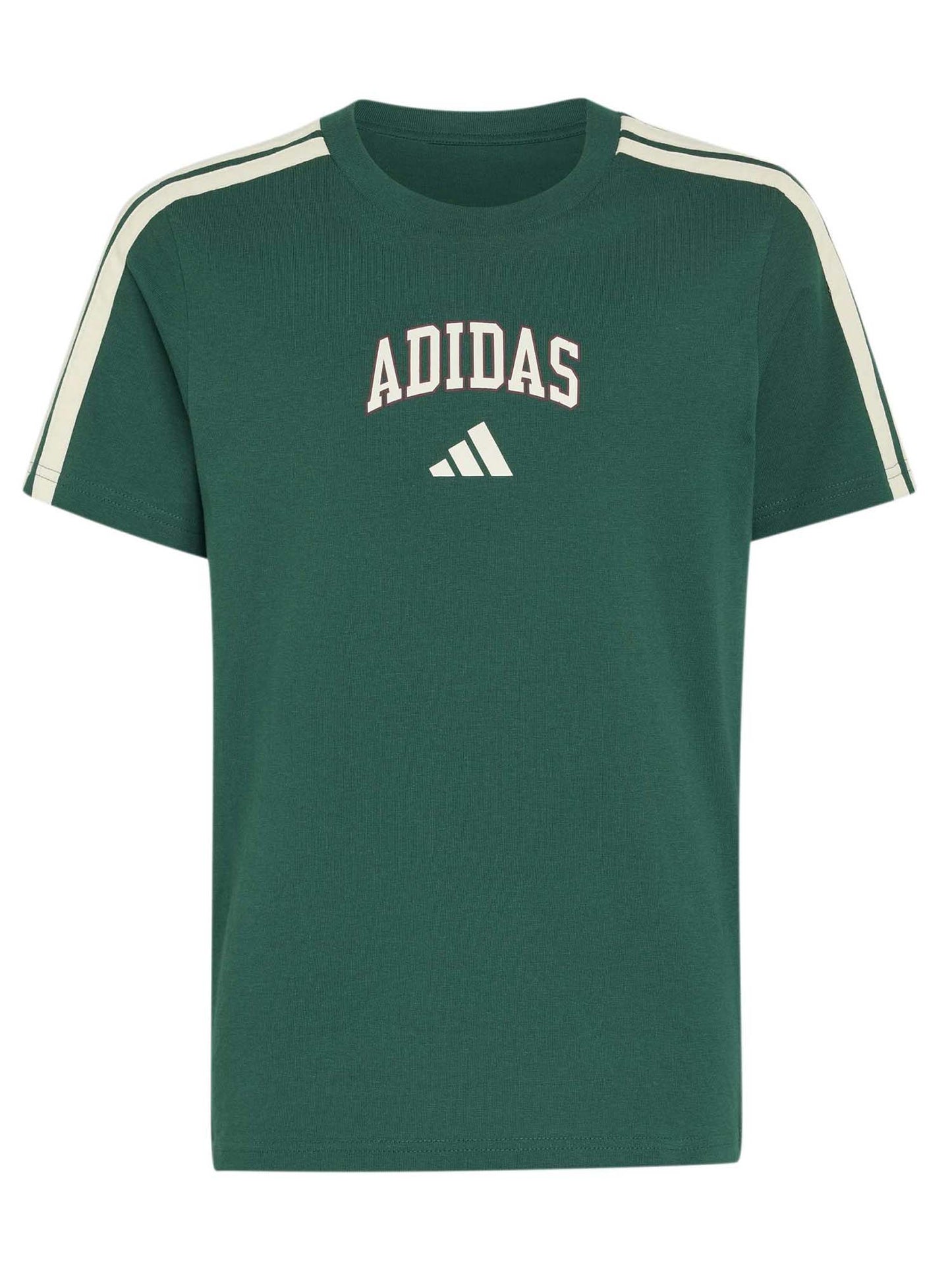 Adidas Colleg, t-shirt a maniche lunghe Unisex bambino verde