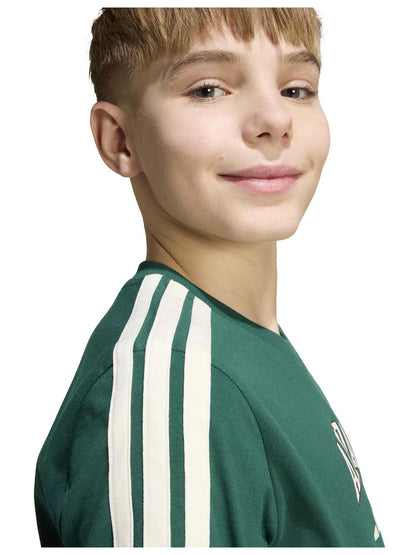 Adidas Colleg, t-shirt a maniche lunghe Unisex bambino verde