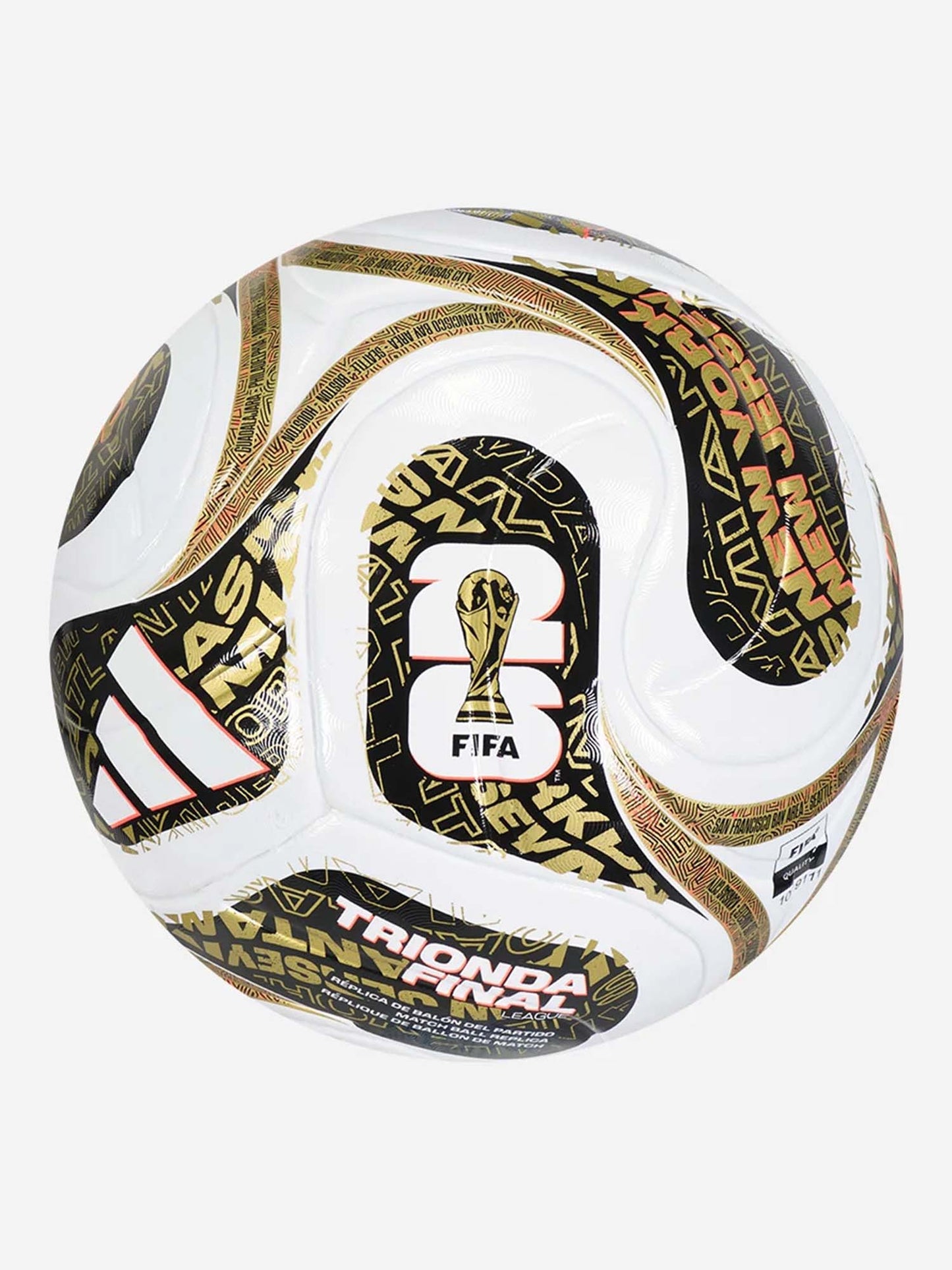 Adidas Trionda Finals League Ball, pallone Unisex adulto oro