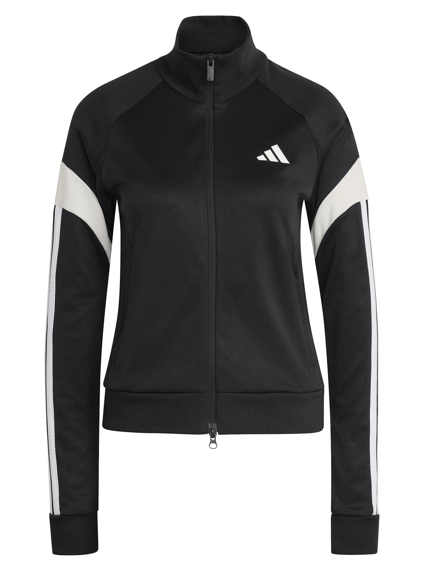 Felpa Adidas The House of Tiro da donna nera con zip