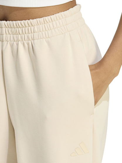 Pantaloni sportivi Soft Lux beige da donna di Adidas