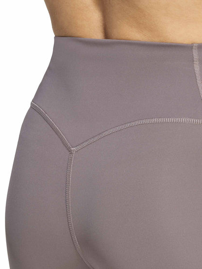 Leggings training Adidas Optime Workout 3-Stripes grigio da donna