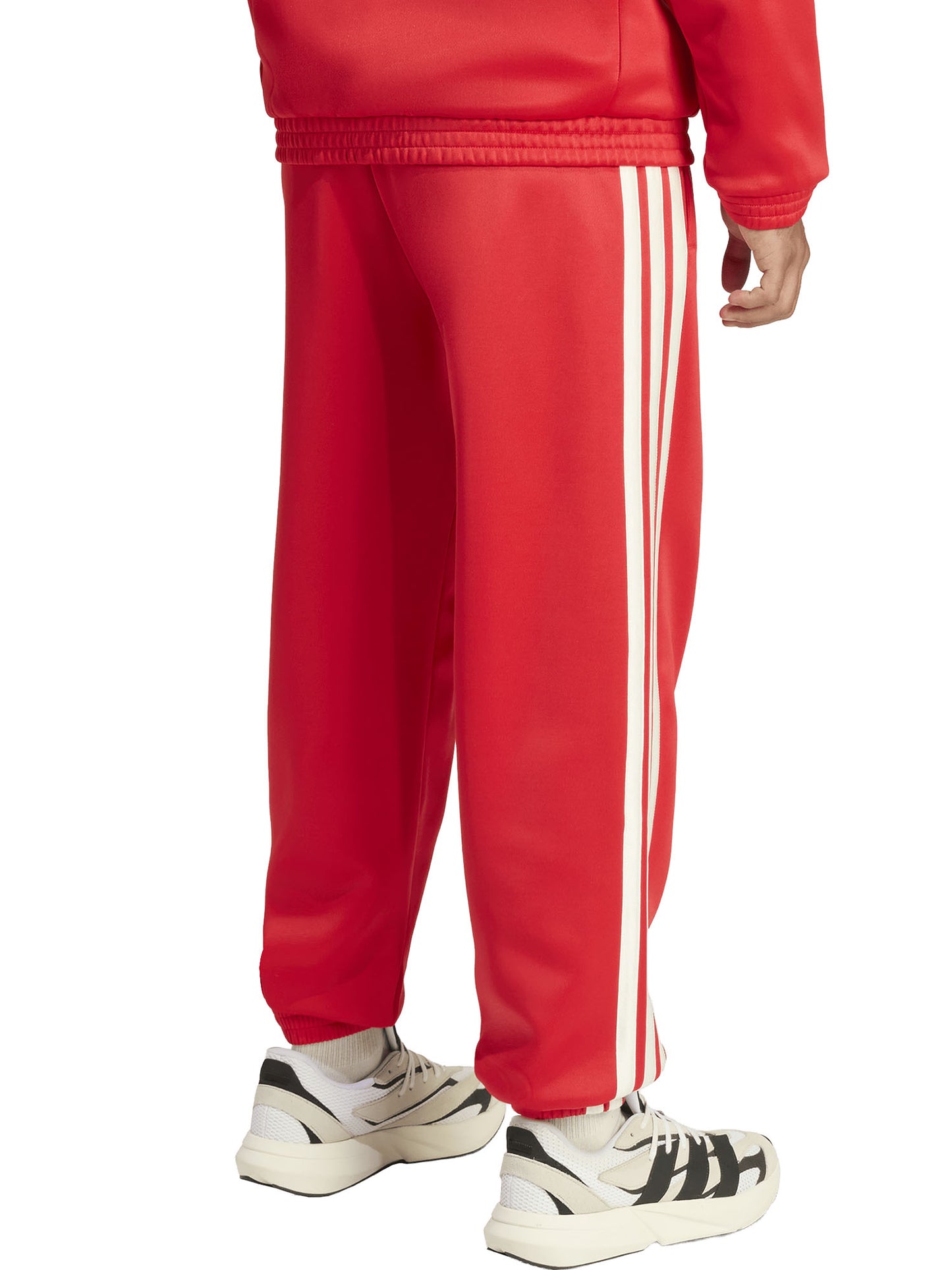 Pantaloni sportivi Adidas Stadium rossi da uomo dal fit regular