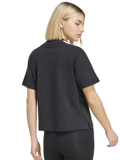 Adidas Kit 3-Stripes, t-shirt maniche corte da donna nera