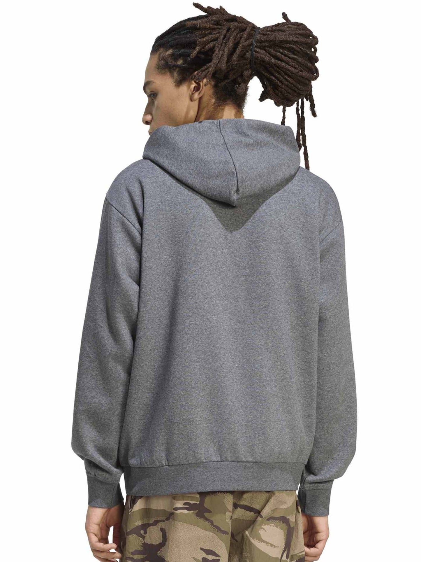 Adidas Seasonal Essentials Camo, felpa da uomo grigia