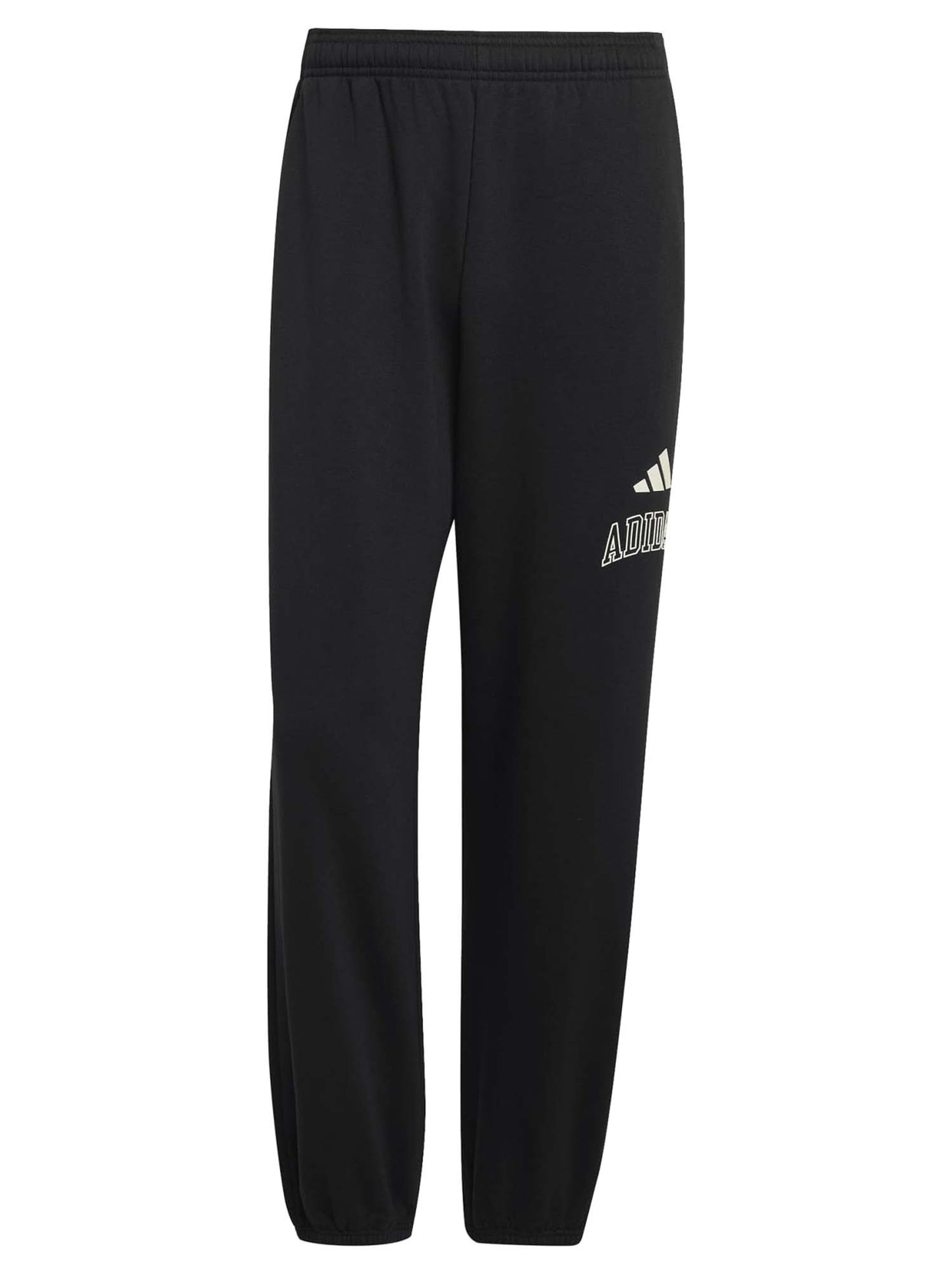 Adidas Seasonal Essentials Collegiate Fleece, pantalone da uomo nero
