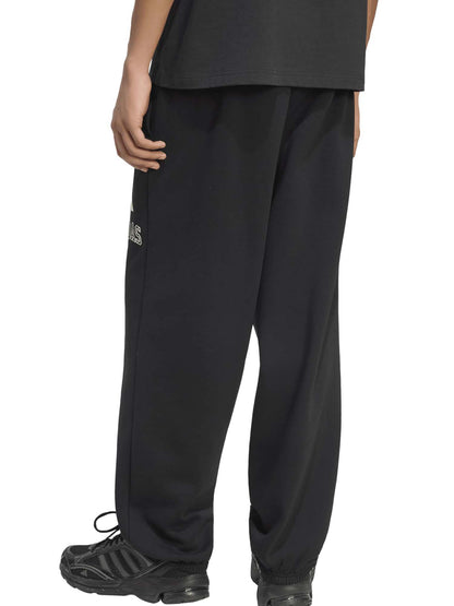 Adidas Seasonal Essentials Collegiate Fleece, pantalone da uomo nero