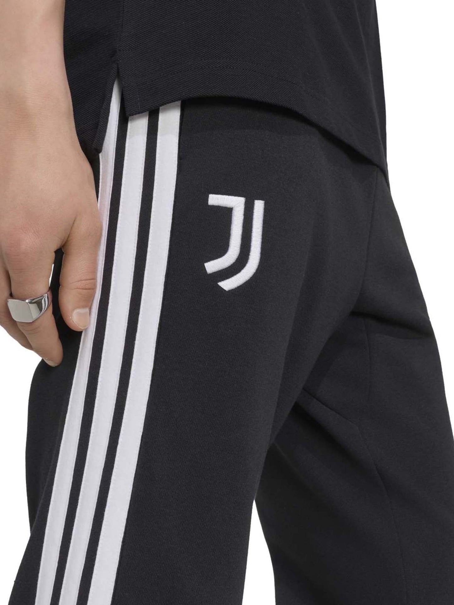 Adidas Juve DNA Pant, pantalone da uomo nero