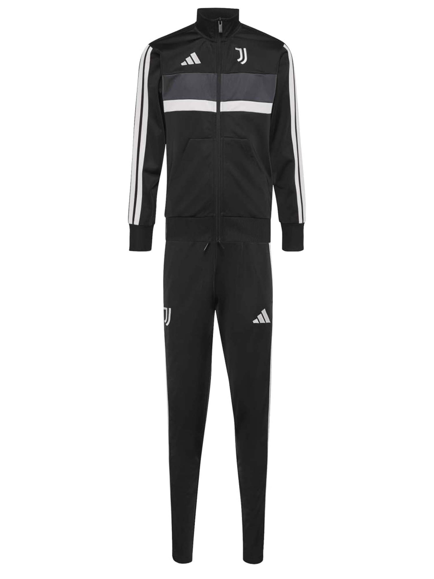 Adidas Juve Suit, tuta Unisex bambino nero
