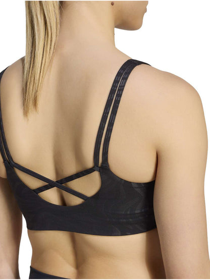 Adidas All Me Essentials, reggiseno sportivo da donna nero