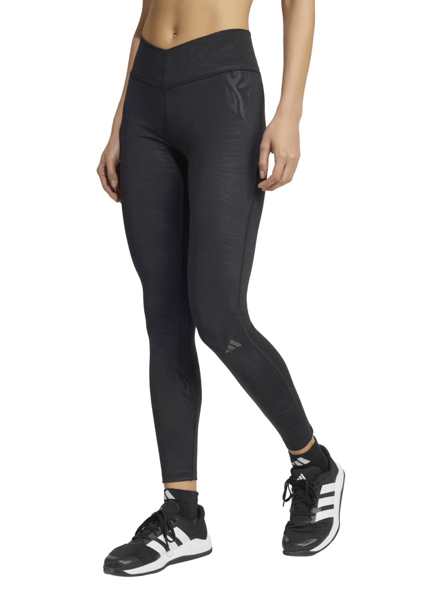 Adidas All Me Essentials Graphic, leggings da donna neri