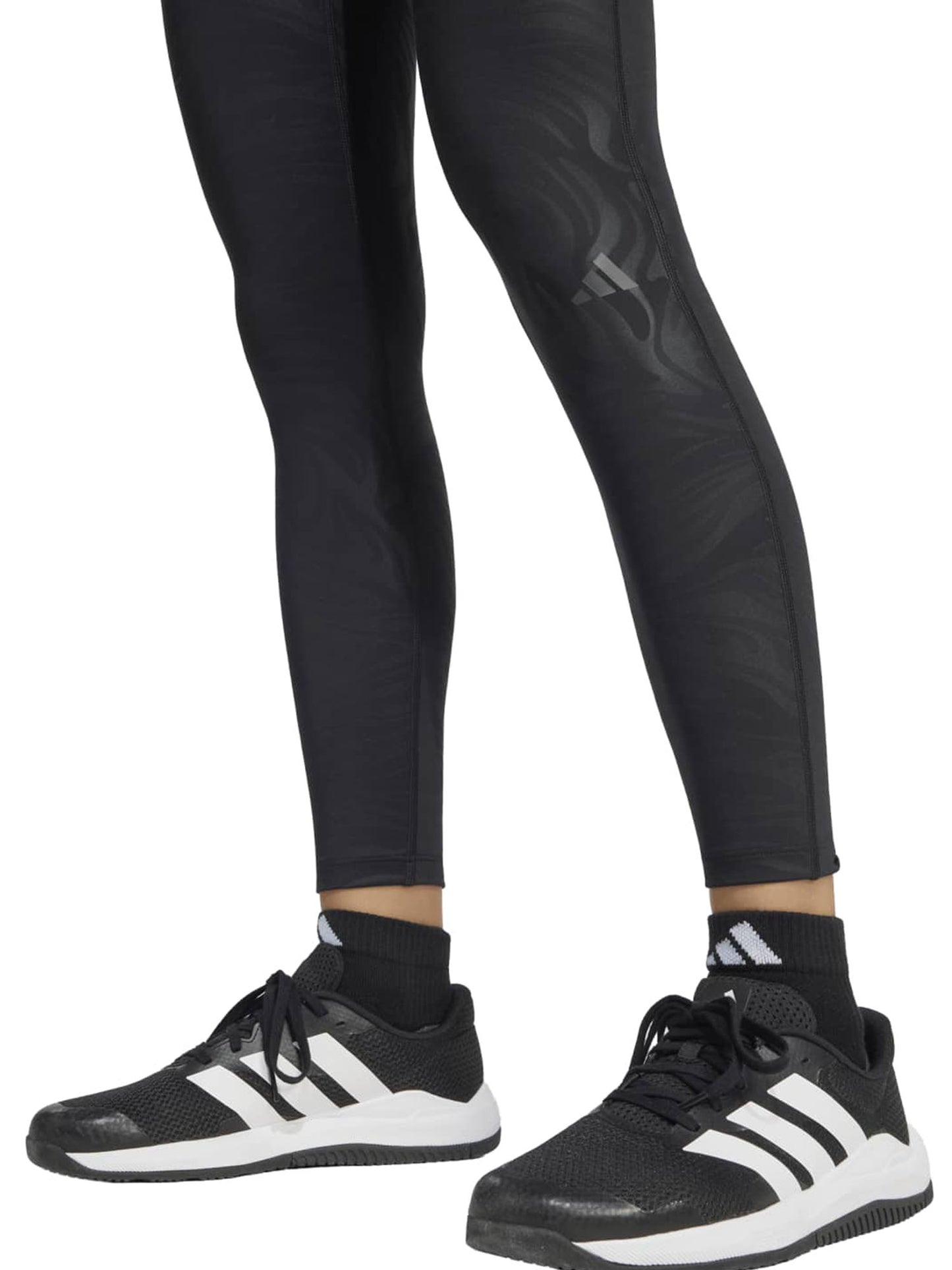 Adidas All Me Essentials Graphic, leggings da donna neri