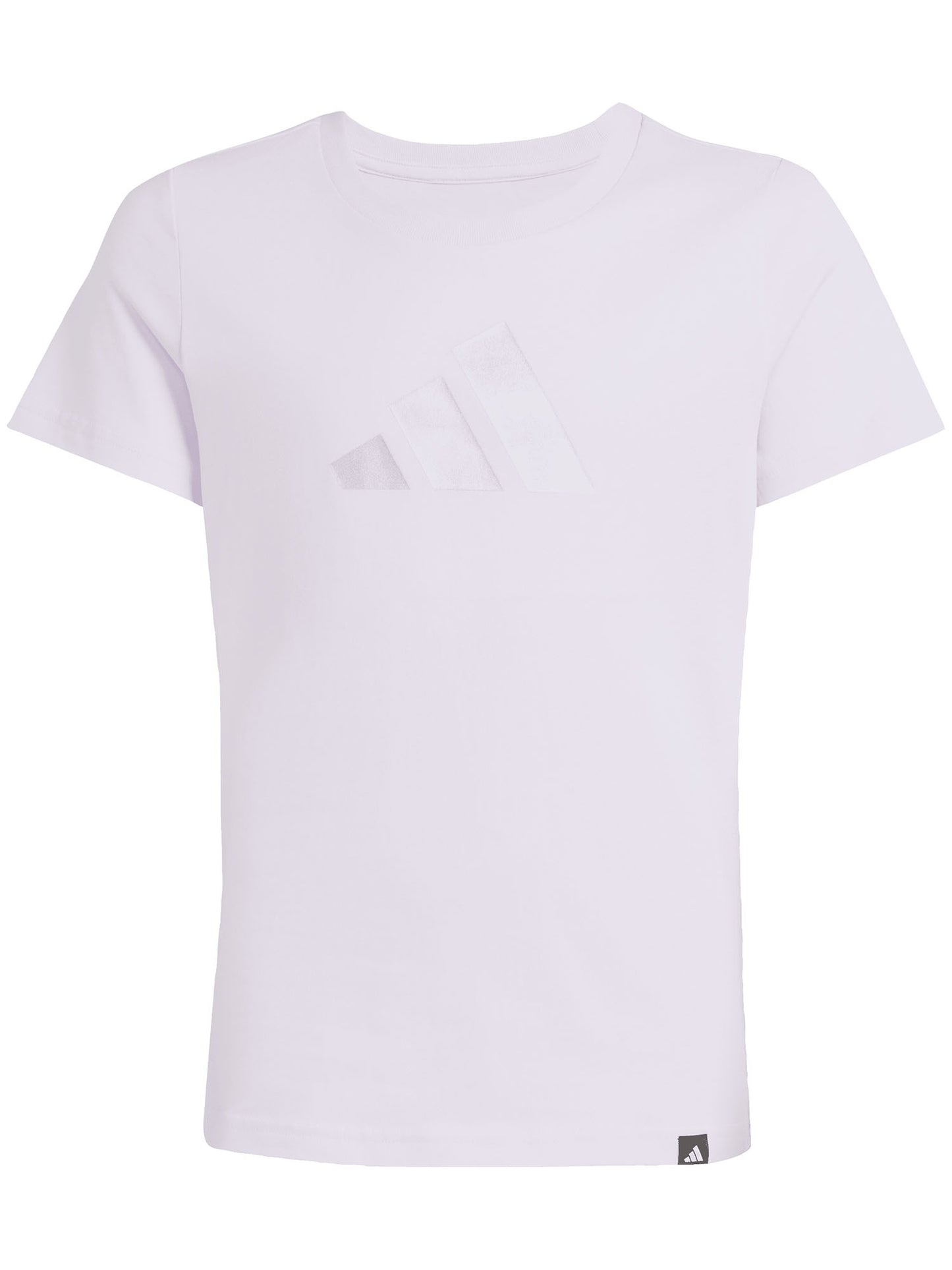 T-shirt lilla Adidas Glam da bambina con logo sportivo