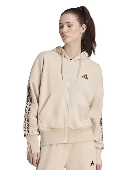 Adidas Leo Ft, felpa da donna beige