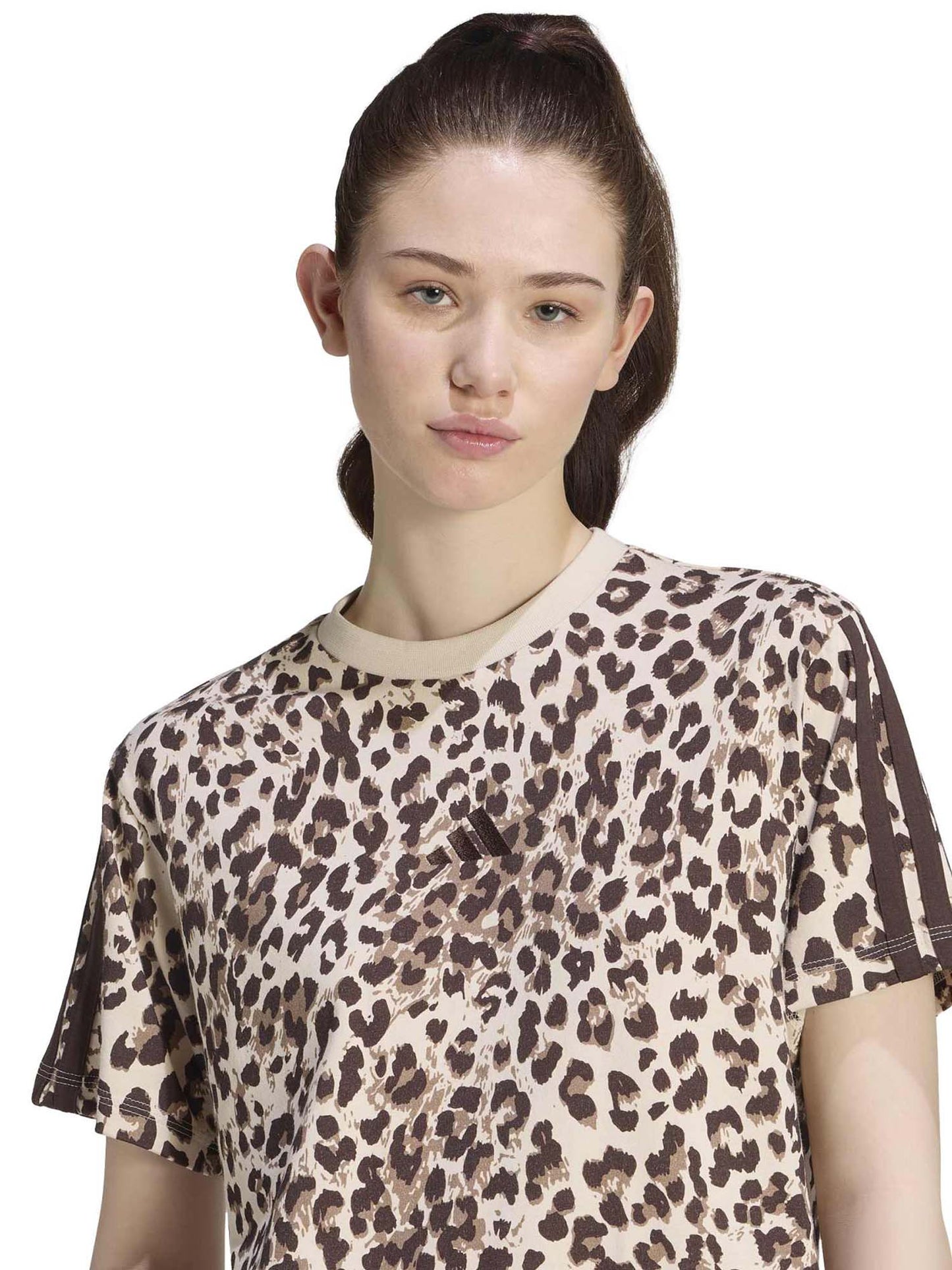 Adidas Seasonal Essentials, t-shirt maniche corte da donna animalier