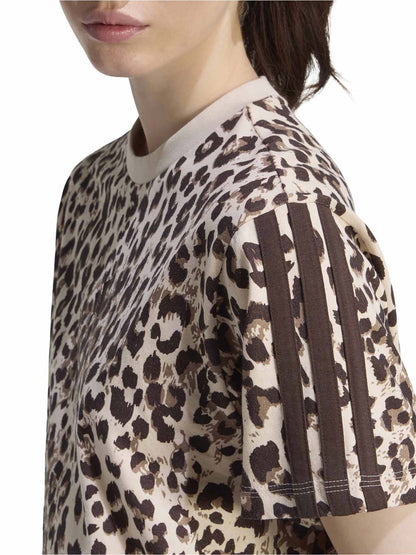 Adidas Seasonal Essentials, t-shirt maniche corte da donna animalier