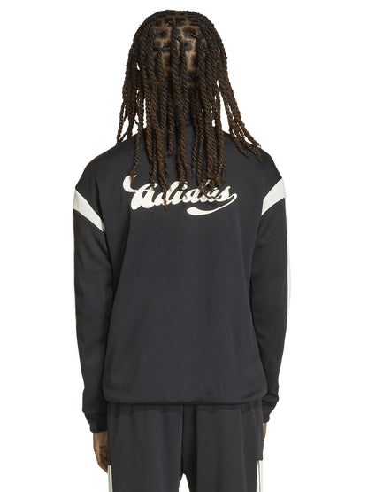 FELPA NERA ADIDAS HOUSE OF TIRO DA BAMBINA