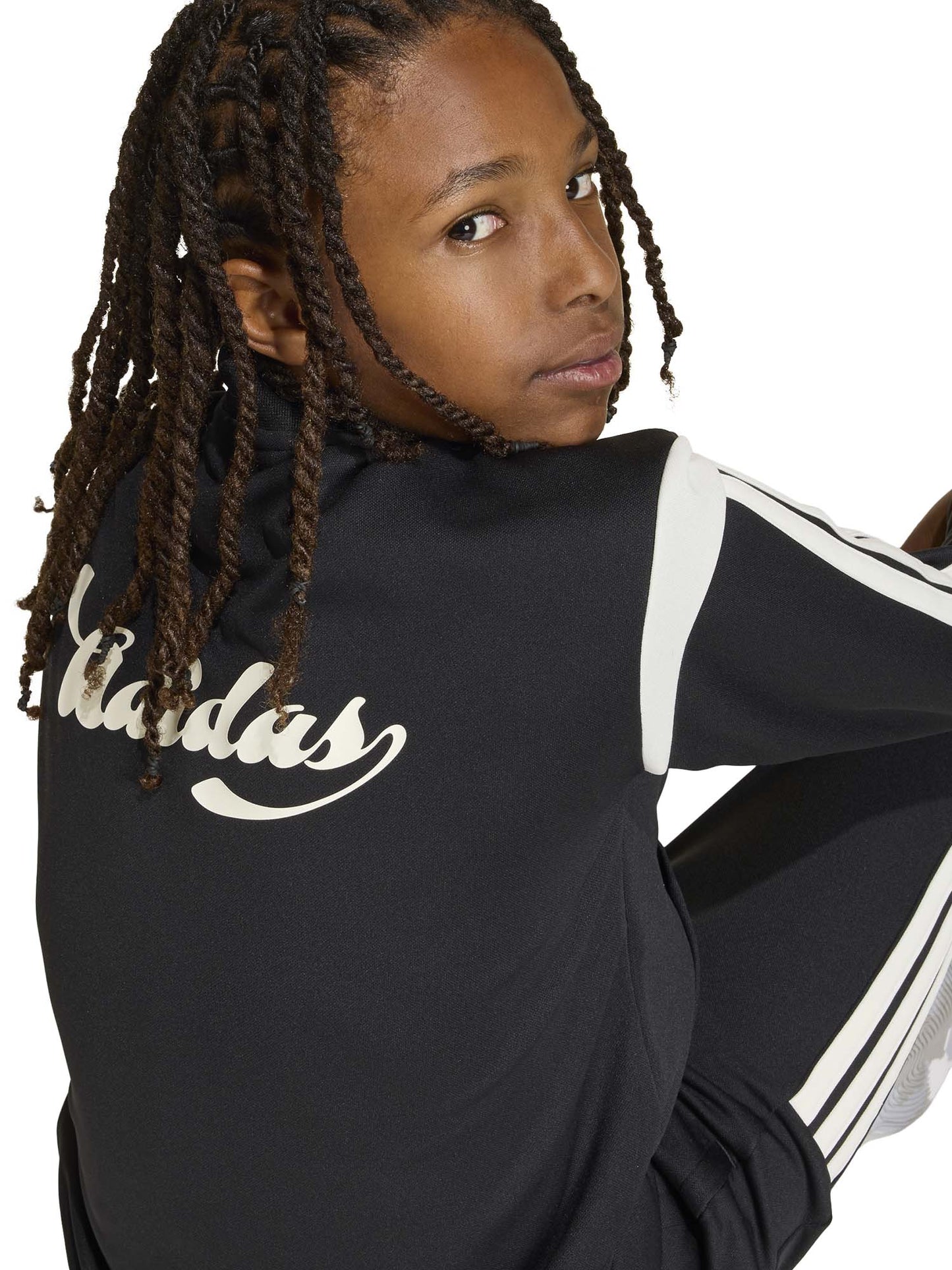 FELPA NERA ADIDAS HOUSE OF TIRO DA BAMBINA