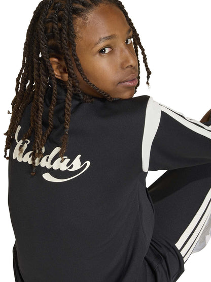 FELPA NERA ADIDAS HOUSE OF TIRO DA BAMBINA