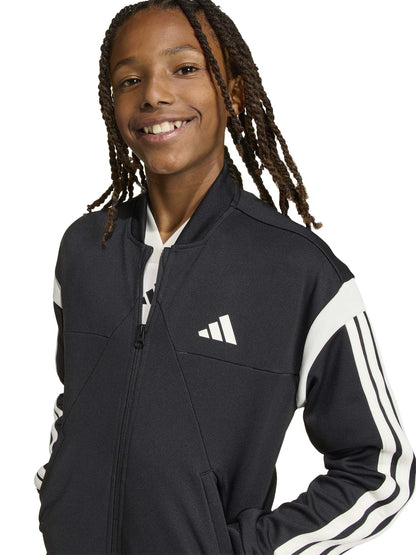 FELPA NERA ADIDAS HOUSE OF TIRO DA BAMBINA