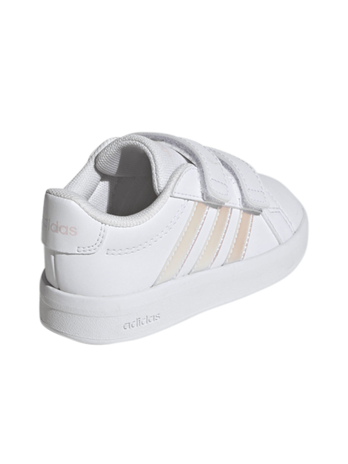 Adidas grand court 2 sneakers td da bambino/a bianco argento