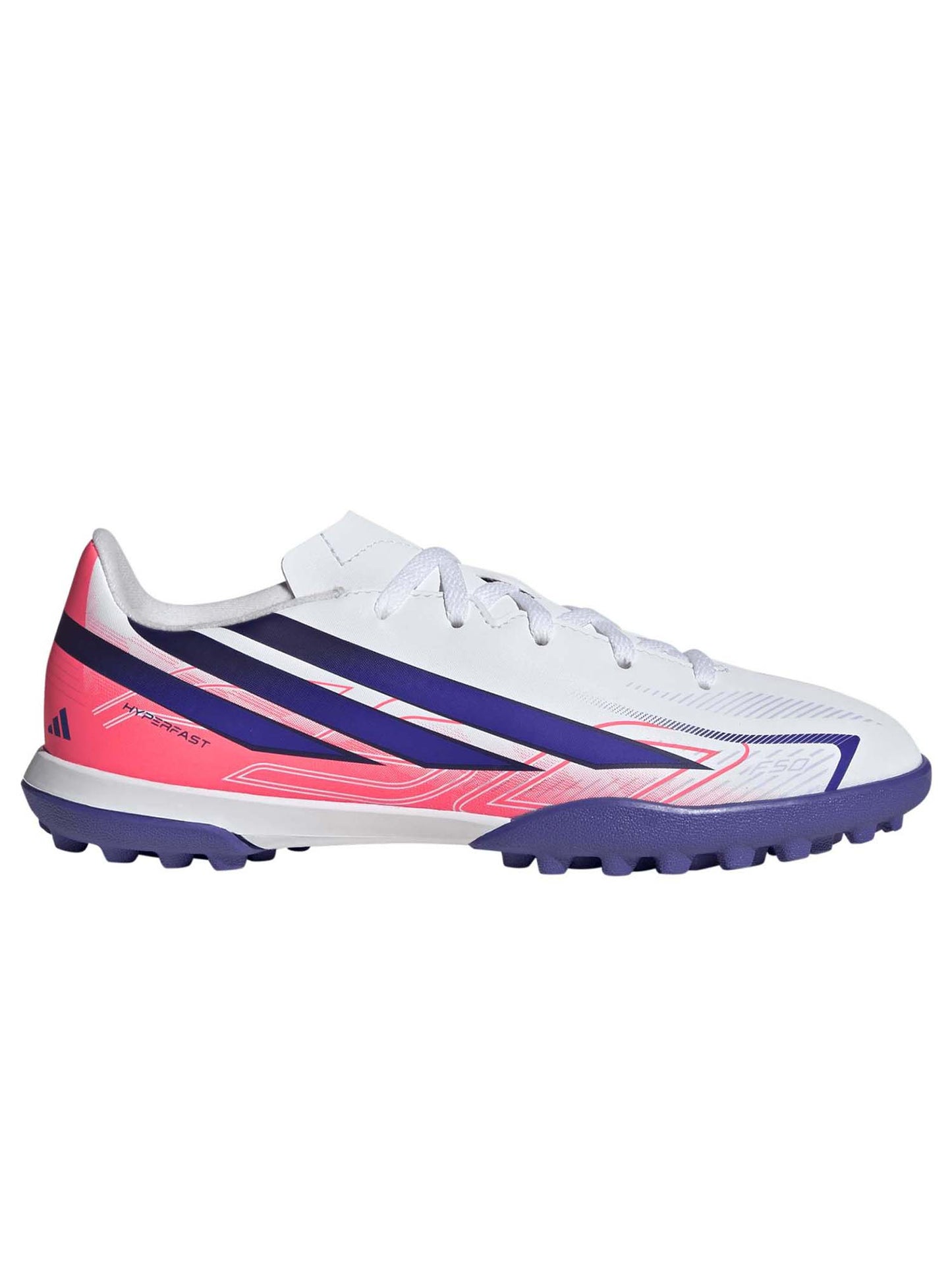 Adidas F50 Hyperfast Club, scarpe da calcio unisex bambino multicolore