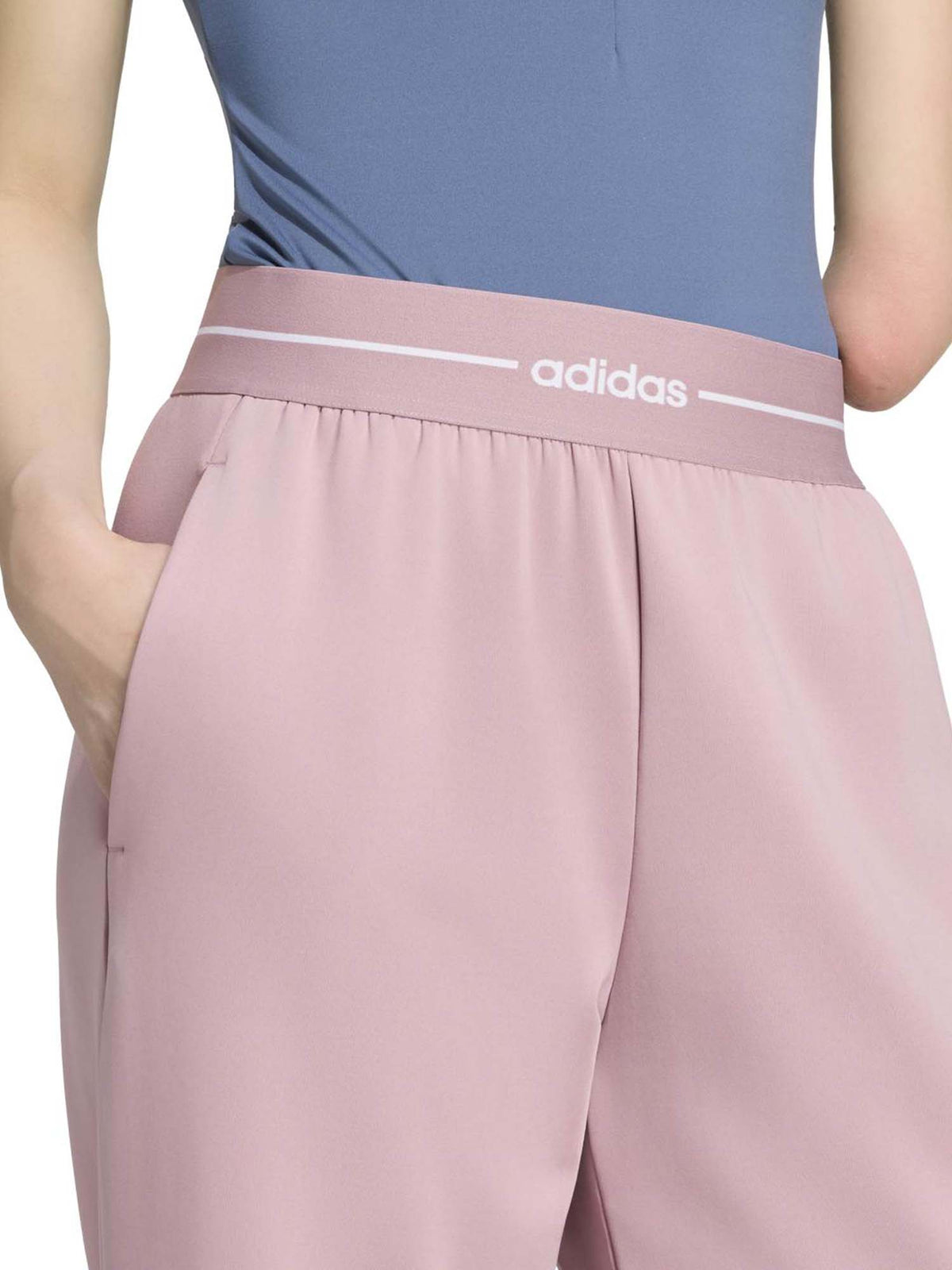 Adidas Hyperglam Barrel, pantalone da donna fucsia