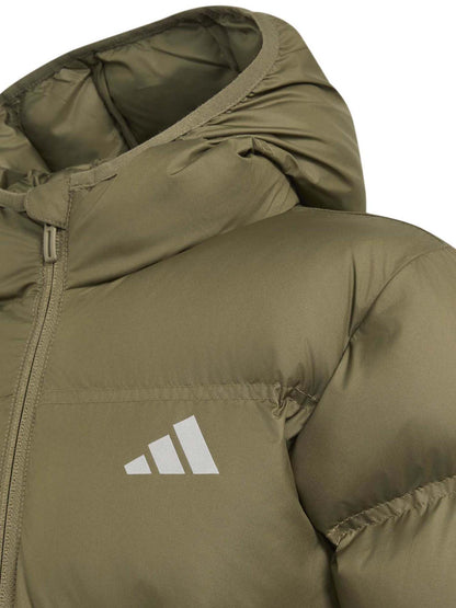 Adidas Synthetic Down Jacket, giubbino Unisex bambino verde