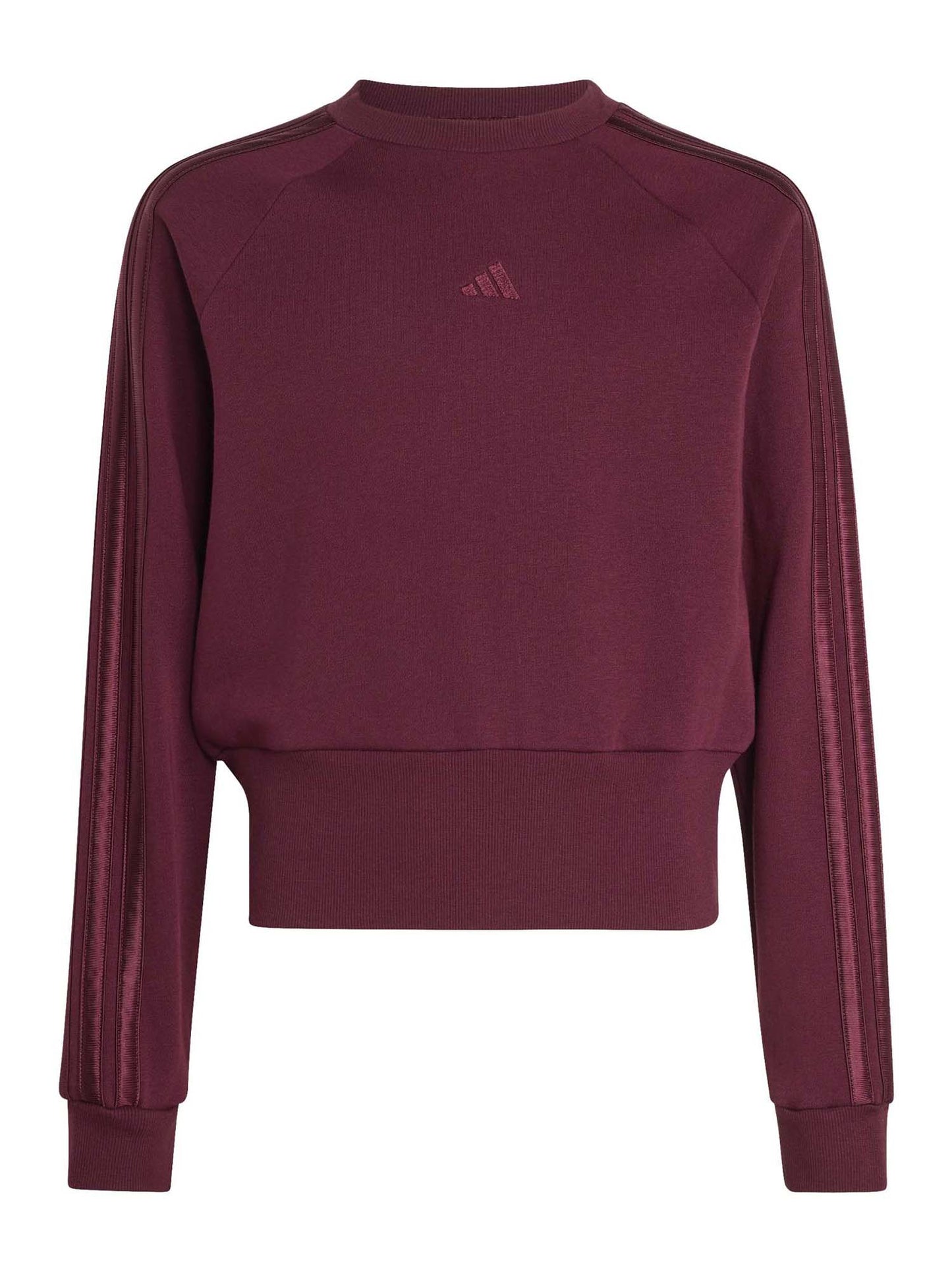 Adidas Satin, felpa Unisex bambino bordeaux