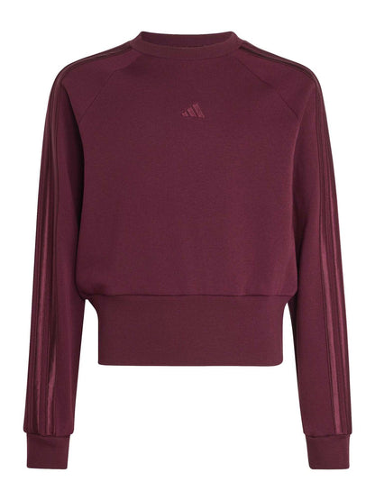 Adidas Satin, felpa Unisex bambino bordeaux