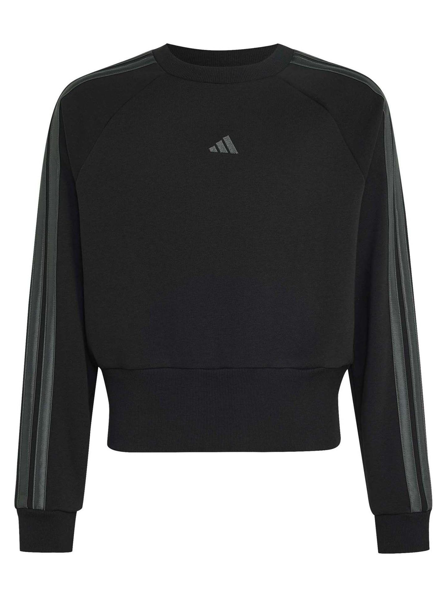 Adidas Satin Sweatshirt, felpa Unisex bambino nera