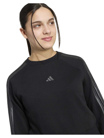 Adidas Satin Sweatshirt, felpa Unisex bambino nera