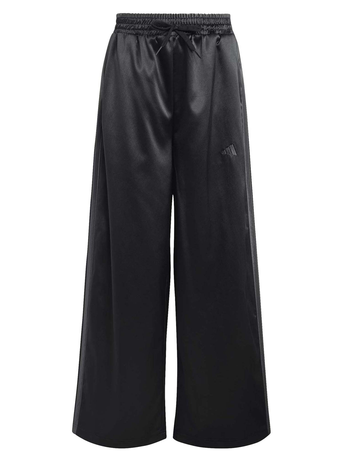 Adidas Satin Wide Leg Pant, pantalone unisex bambino nero
